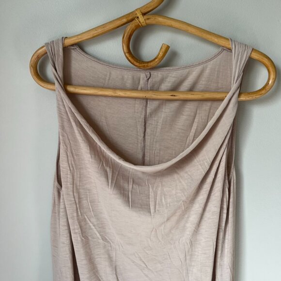 Eileen Fisher Sleepwear by Garnet Hill Tan Nightgown Women's Small - Picture 2 of 6